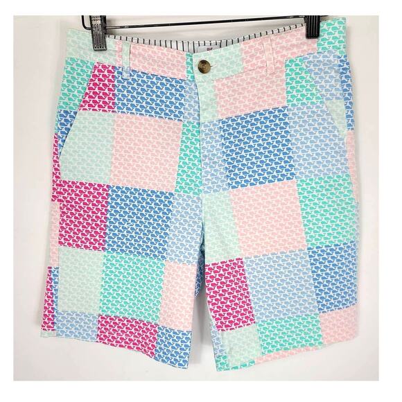 Vineyard Vines Target Patchwork Whale Shorts - Picture 2 of 5